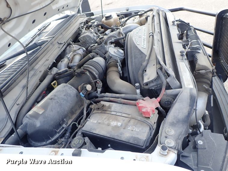 image for item DE1094 2008 Ford F250 Super Duty Crew Cab utility bed pickup truck