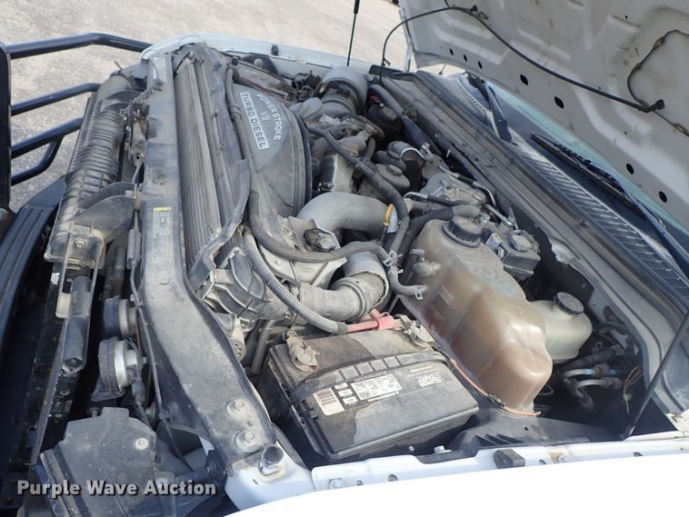 image for item DE1094 2008 Ford F250 Super Duty Crew Cab utility bed pickup truck