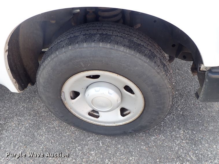 image for item DE1094 2008 Ford F250 Super Duty Crew Cab utility bed pickup truck