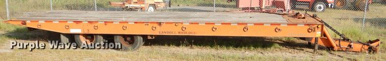 image for item DE4090 1994 Landoll 354-31 tilt deck equipment trailer