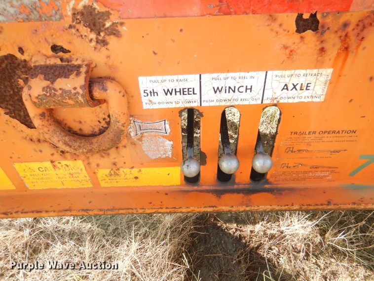 image for item DE4090 1994 Landoll 354-31 tilt deck equipment trailer