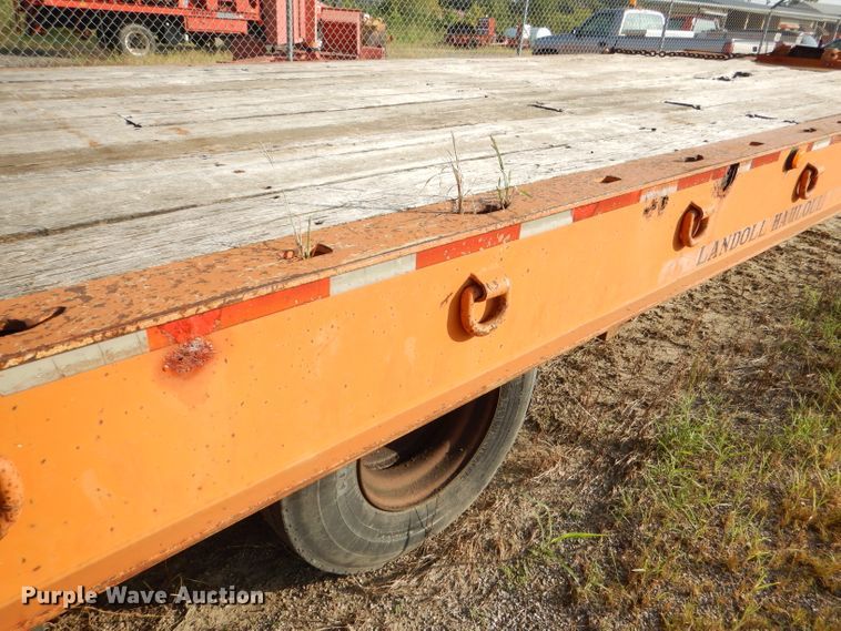 image for item DE4090 1994 Landoll 354-31 tilt deck equipment trailer