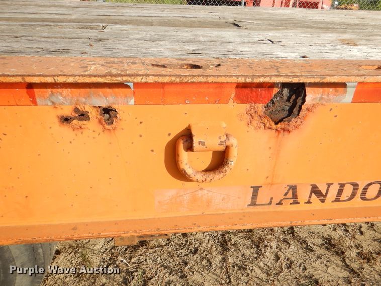 image for item DE4090 1994 Landoll 354-31 tilt deck equipment trailer