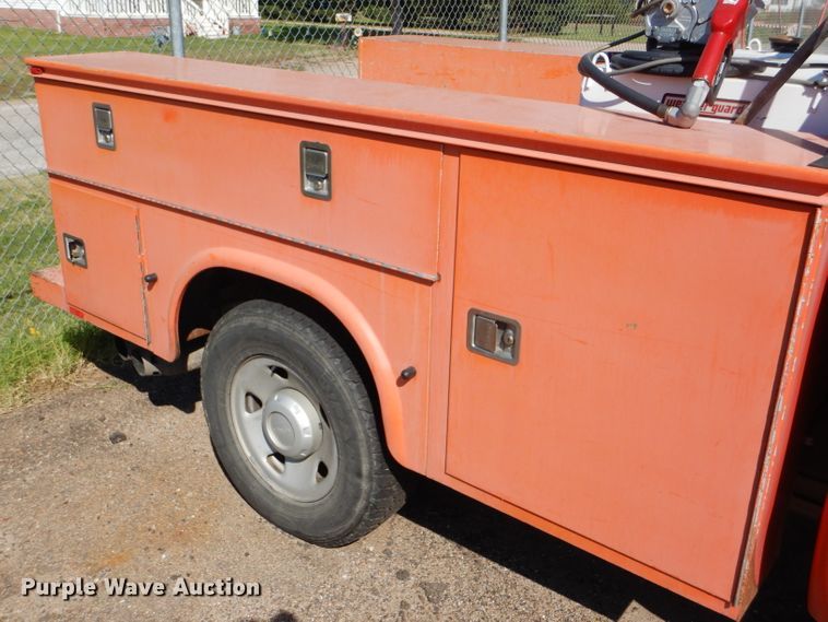 image for item DE4336 2009 Ford F250 Super Duty utility bed pickup truck