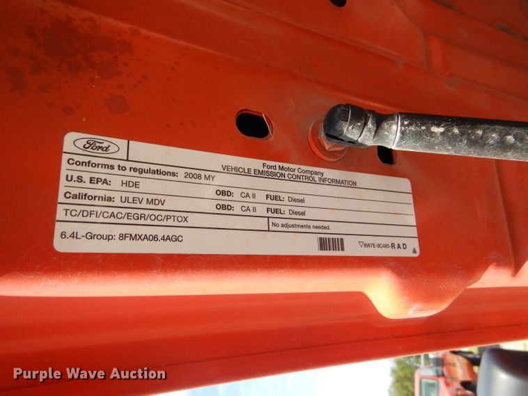 image for item DE4337 2008 Ford F250 Super Duty pickup truck