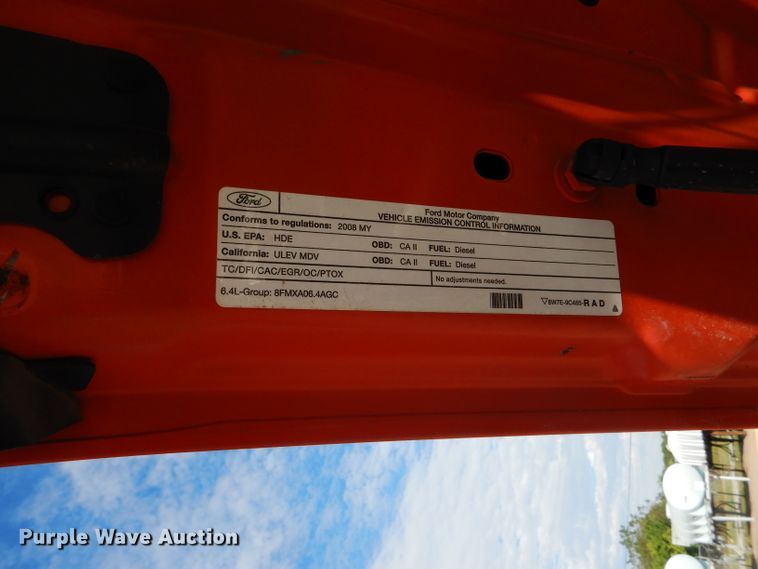 image for item DE4339 2008 Ford F250 Super Duty pickup truck