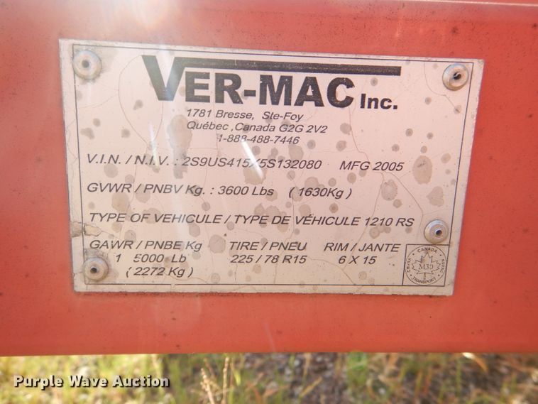 image for item DI2516 2005 VerMac PCMS 1210 message board
