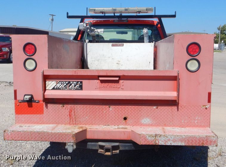 image for item FC9945 2008 Ford F250 Super Duty utility bed pickup truck