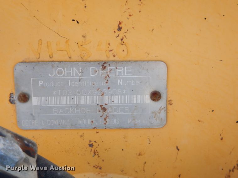 image for item FC9947 2003 John Deere 310G backhoe