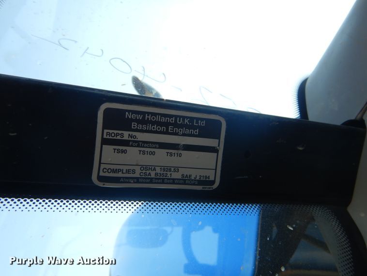 image for item FC9949 2002 New Holland TS100 tractor