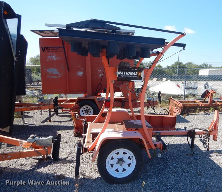 image for item FC9950 2010 National Signal Aero-Lite arrow board trailer