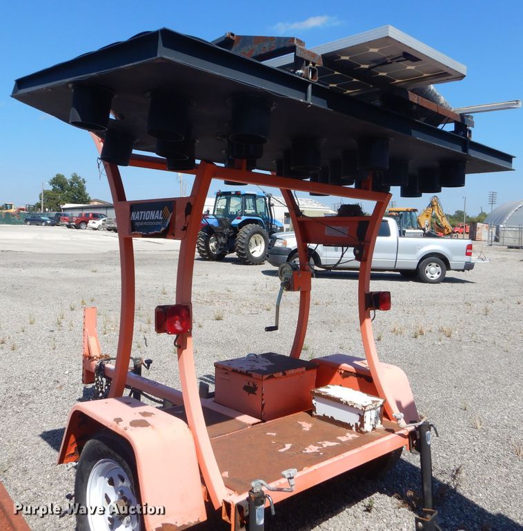 image for item FC9950 2010 National Signal Aero-Lite arrow board trailer