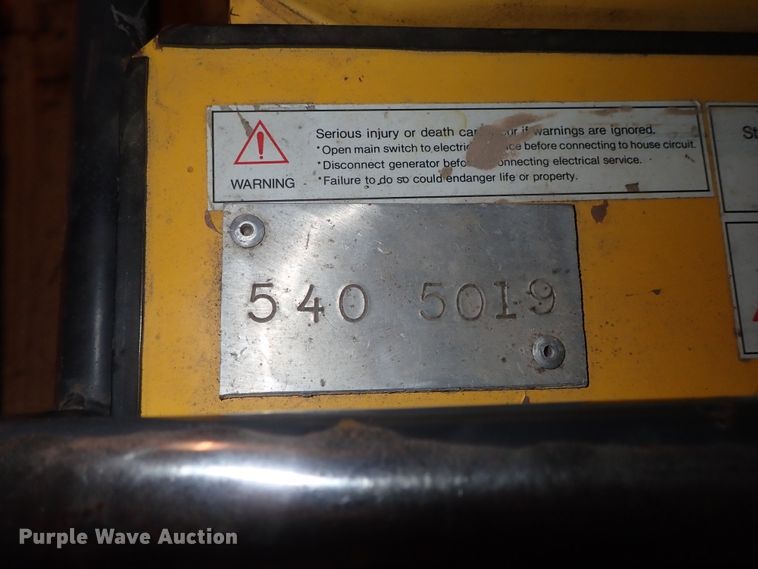 image for item FR9405 1999 NAC NGD-2700H generator
