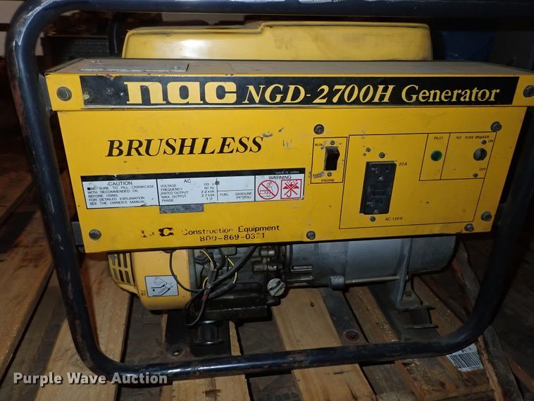 image for item FR9405 1999 NAC NGD-2700H generator