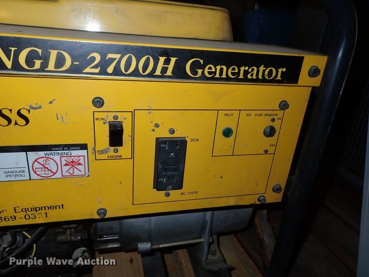 image for item FR9405 1999 NAC NGD-2700H generator