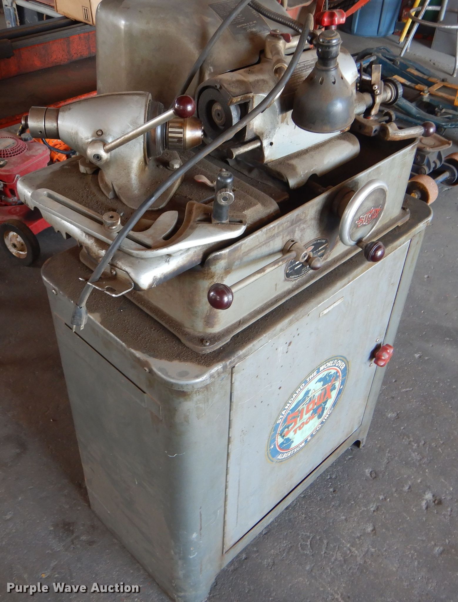 1965 Sioux 645L valve grinder in Norton, KS Item GE9781 sold Purple
