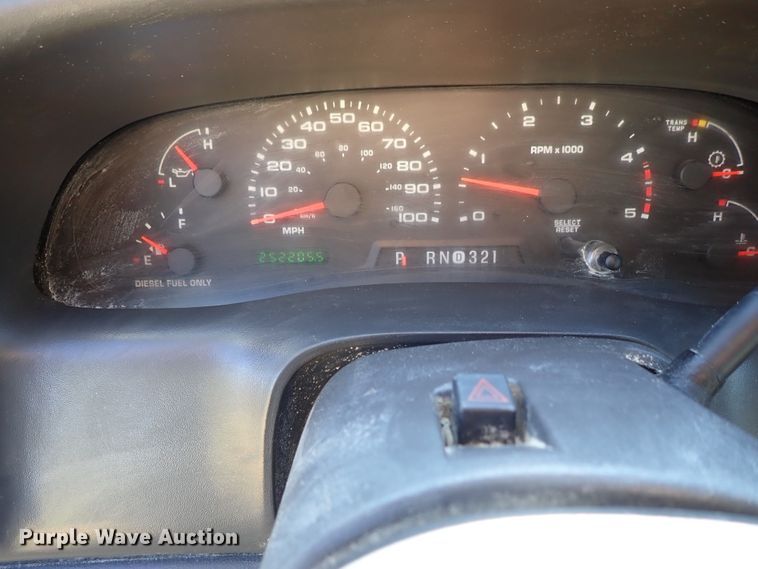 image for item DB7700 2003 Ford F250 Super Duty Crew Cab flatbed pickup truck