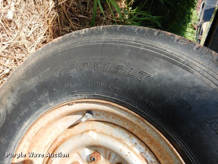 image for item DF2218 1987 Belshe F4-3AGN equipment trailer