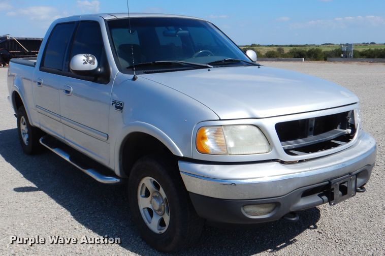 image for item DF2227 2002 Ford F150 SuperCrew pickup truck