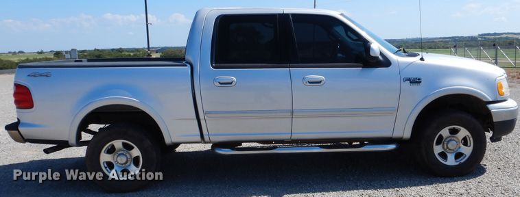 image for item DF2227 2002 Ford F150 SuperCrew pickup truck