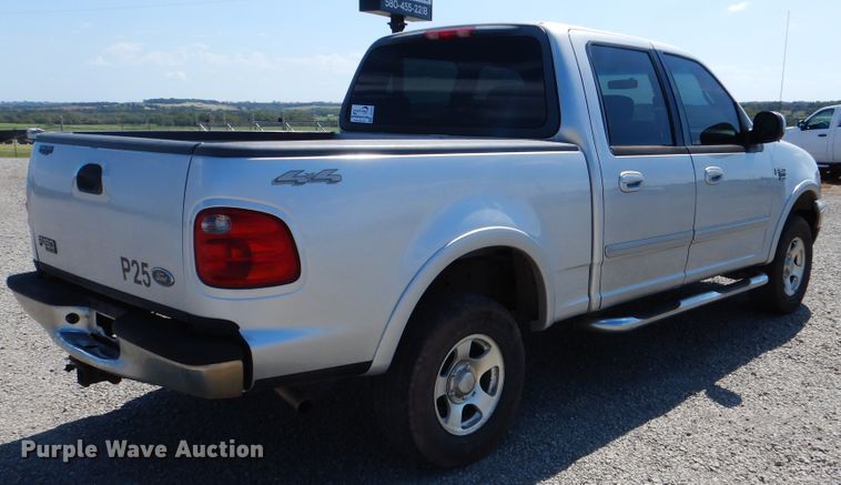 image for item DF2227 2002 Ford F150 SuperCrew pickup truck