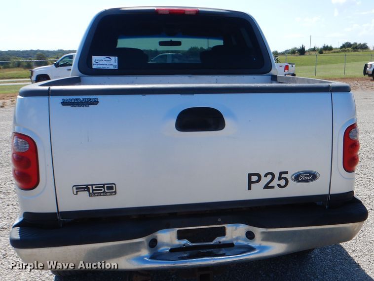 image for item DF2227 2002 Ford F150 SuperCrew pickup truck