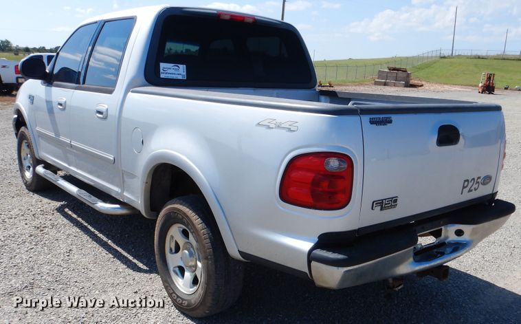 image for item DF2227 2002 Ford F150 SuperCrew pickup truck