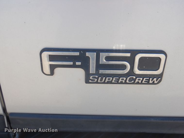 image for item DF2227 2002 Ford F150 SuperCrew pickup truck