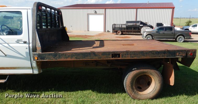 image for item DF2239 1996 Ford F350 XL bale bed pickup truck