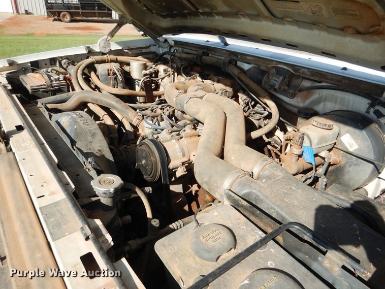 image for item DF2239 1996 Ford F350 XL bale bed pickup truck