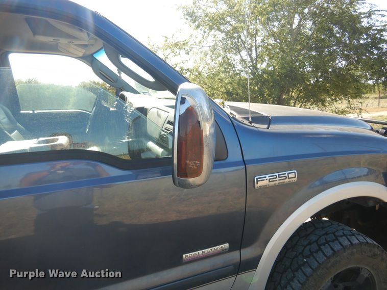 image for item DF2587 2007 Ford F250 Super Duty Lariat Crew Cab pickup truck