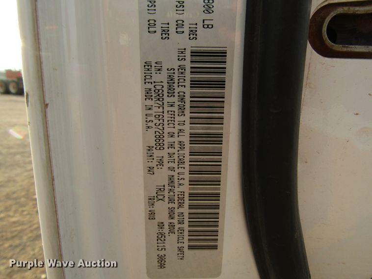 image for item DG0232 2015 Dodge Ram 1500 Quad Cab pickup truck