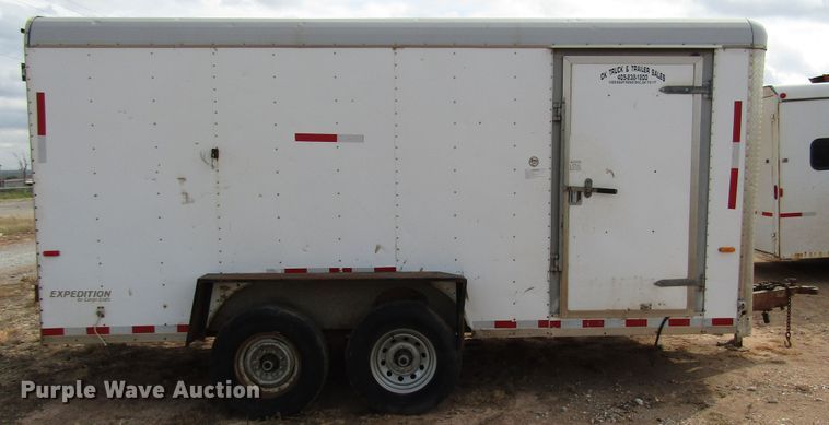 image for item DG0240 2009 Cargo Craft Expedition enclosed cargo trailer