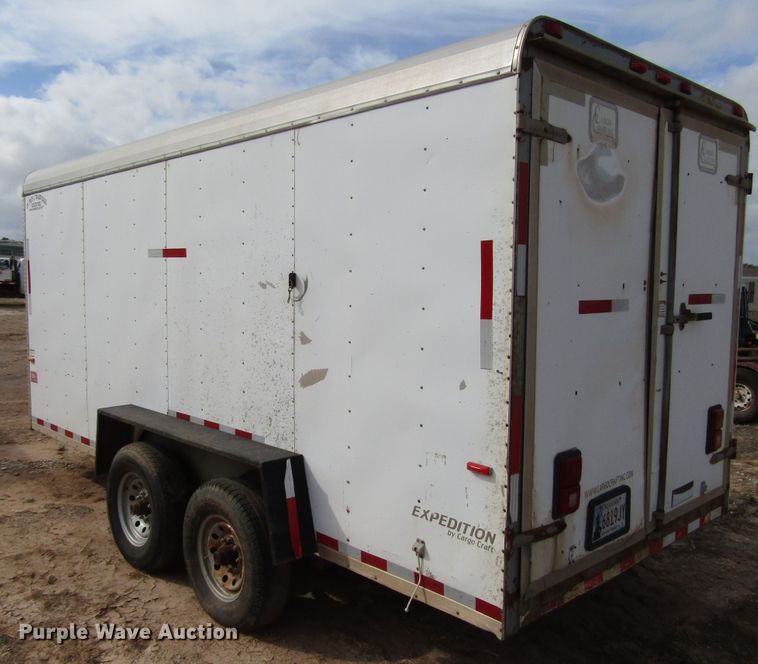 image for item DG0240 2009 Cargo Craft Expedition enclosed cargo trailer
