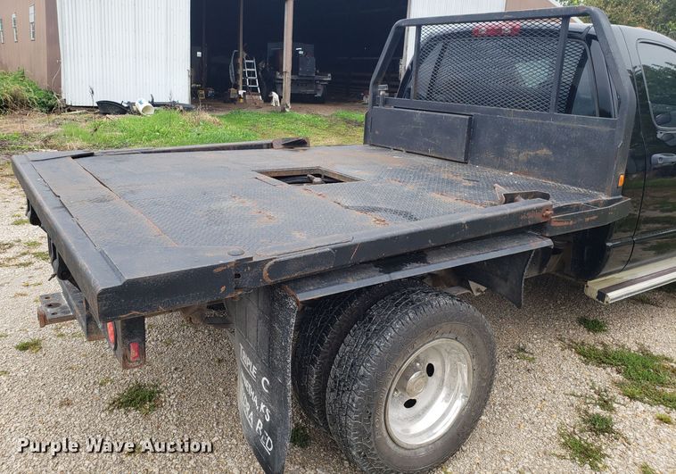 image for item DG8756 2003 Dodge Ram 3500 bale bed pickup truck