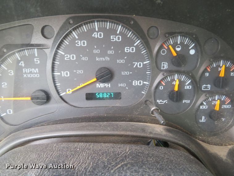 image for item DH1596 2005 GMC C6500 chipper truck