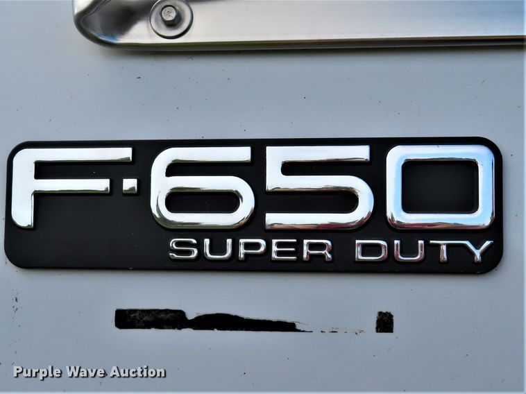 image for item DH1597 2003 Ford F650 Super Duty XL dump truck