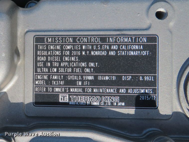 image for item DH1598 2007 Freightliner Business Class M2 refrigerated box truck