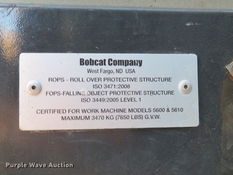image for item DH1602 2011 Bobcat Toolcat 5600 utility vehicle