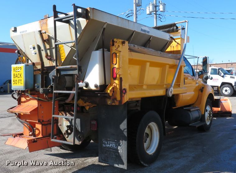 image for item DH1607 2004 Ford F750 Super Duty XL dump truck