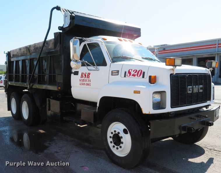 image for item DH1608 1998 GMC C8500 dump truck