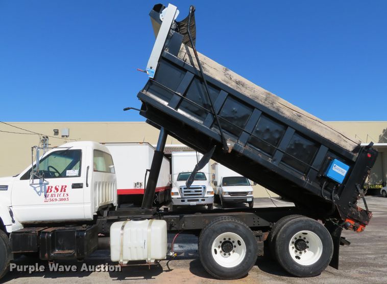 image for item DH1608 1998 GMC C8500 dump truck