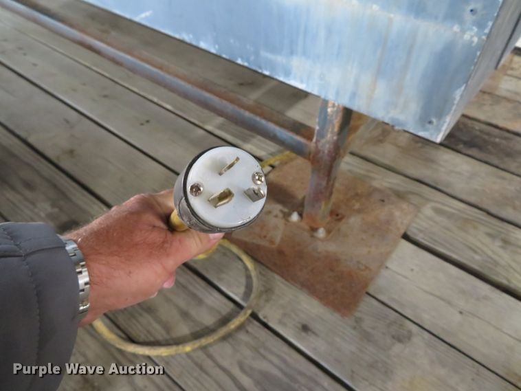 image for item DH1610 1998 Jet utility trailer with Old Hickory smoker