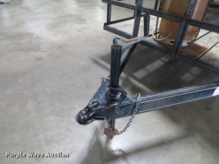 image for item DH1610 1998 Jet utility trailer with Old Hickory smoker