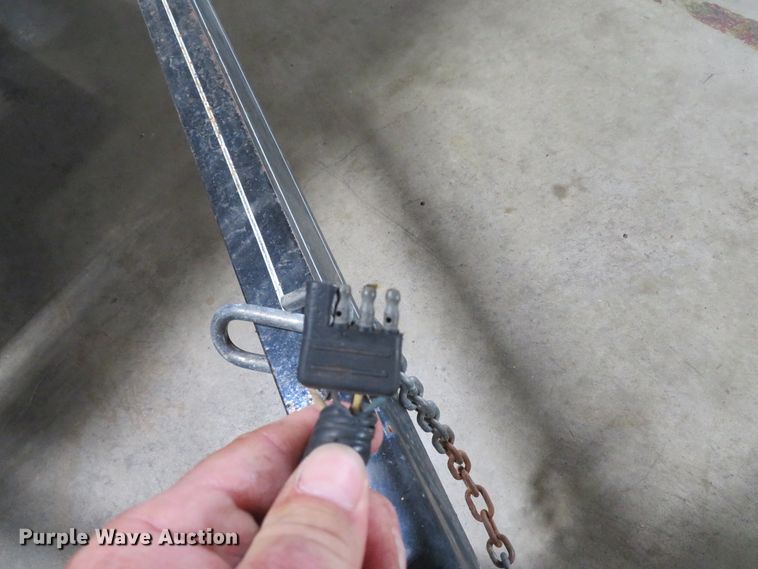 image for item DH1610 1998 Jet utility trailer with Old Hickory smoker