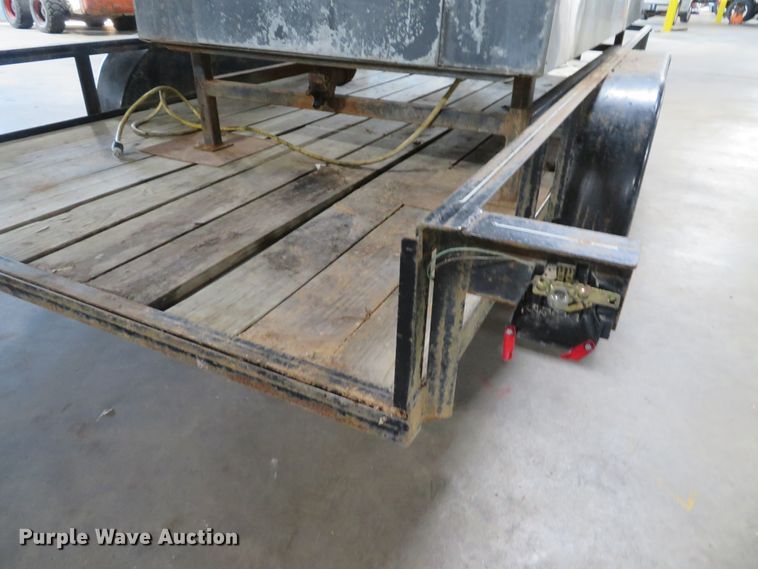 image for item DH1610 1998 Jet utility trailer with Old Hickory smoker