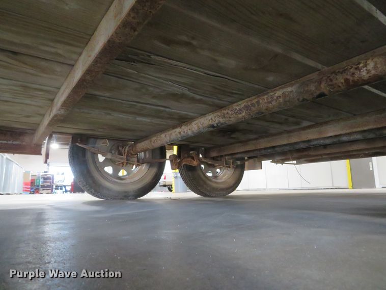 image for item DH1610 1998 Jet utility trailer with Old Hickory smoker