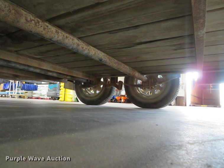 image for item DH1610 1998 Jet utility trailer with Old Hickory smoker