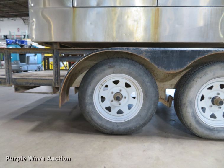 image for item DH1610 1998 Jet utility trailer with Old Hickory smoker