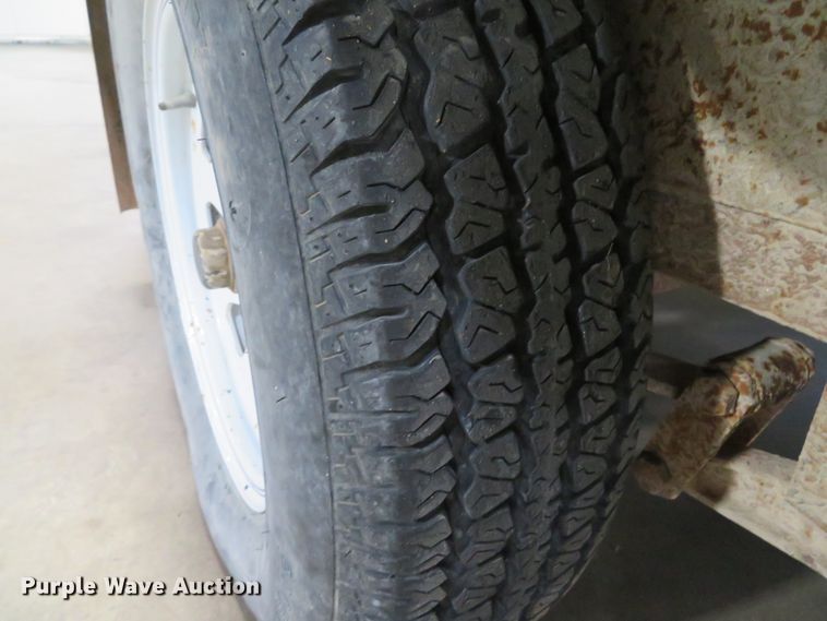 image for item DH1610 1998 Jet utility trailer with Old Hickory smoker